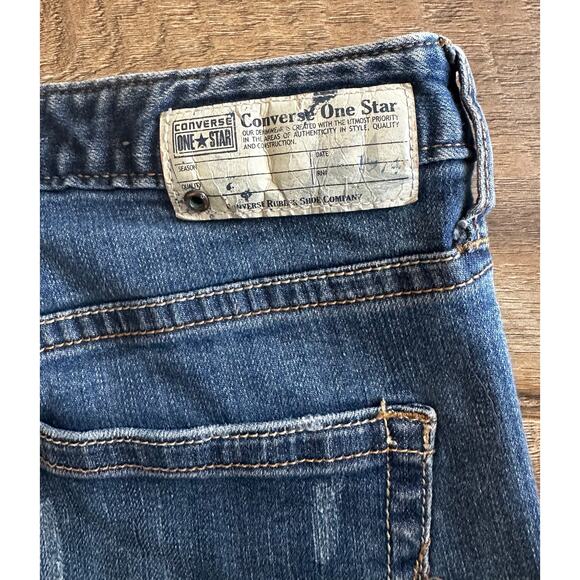 Converse One Star Jeans Women Size 6 Straight Leg - Picture 6 of 7